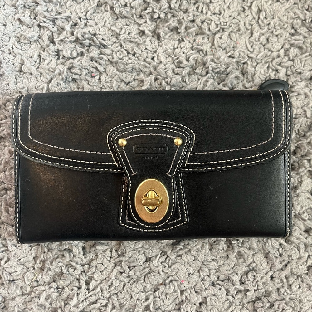 Vintage Coach Legacy Wallet Y2K